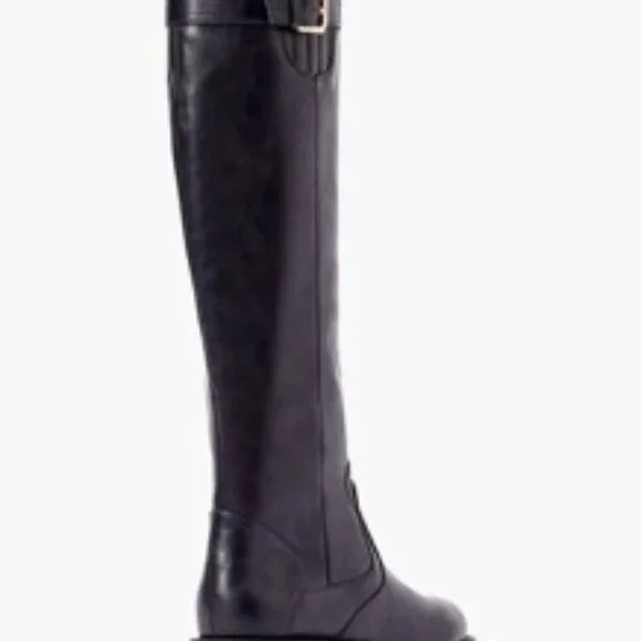 JustFab Morgane Tall Knee High Women's Boot Black Size 7 - Picture 3 of 6